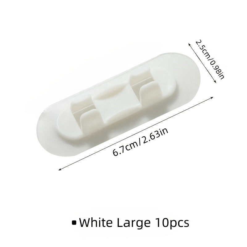 ✨ Set de Clips Adhesivos para Organización de Cables - 10/20 Piezas ✨