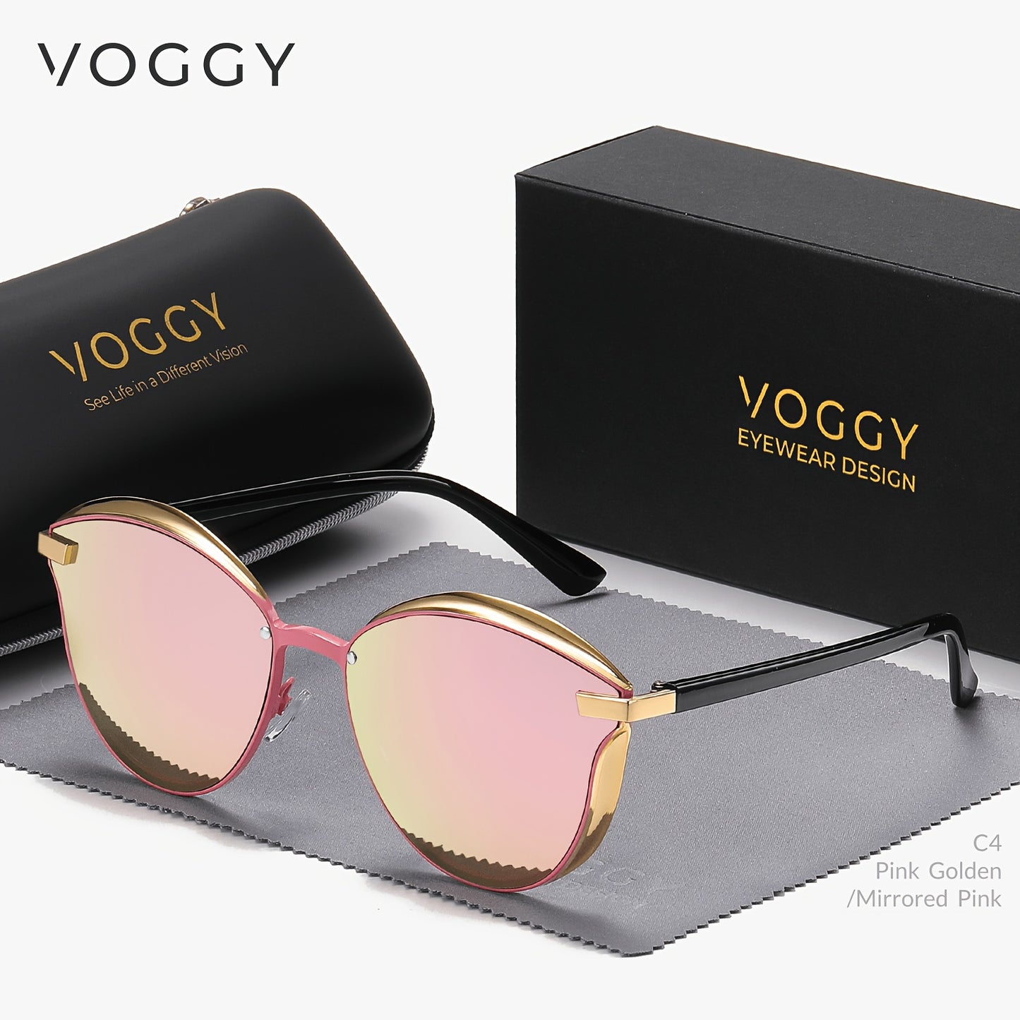 Gafas de Sol Polarizadas VOGGY Retro Butterfly – Protección y Estilo