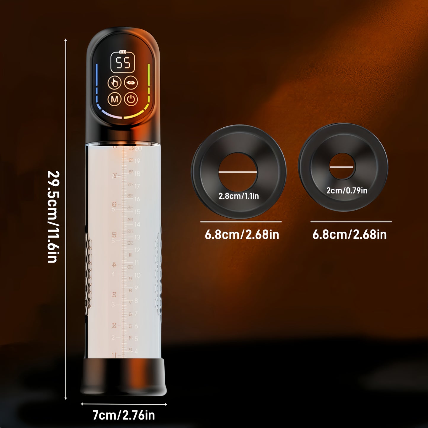 Bomba de Succión Eléctrica para Hombres – Entrenamiento y Placer en un Solo Dispositivo 🔥