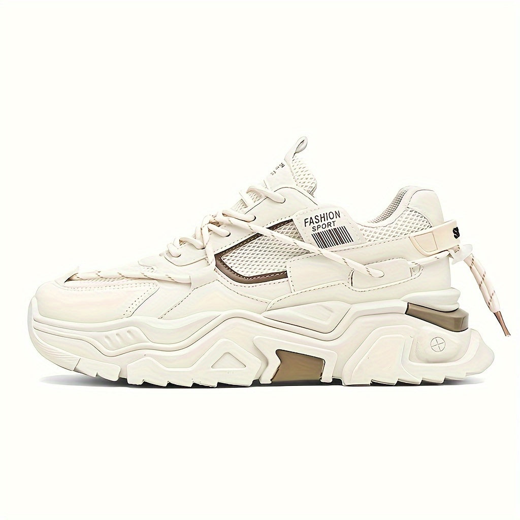 Zapatillas de plataforma, cordones, transpirables: zapatos de entrenamiento resistentes al desgaste y modernos.
