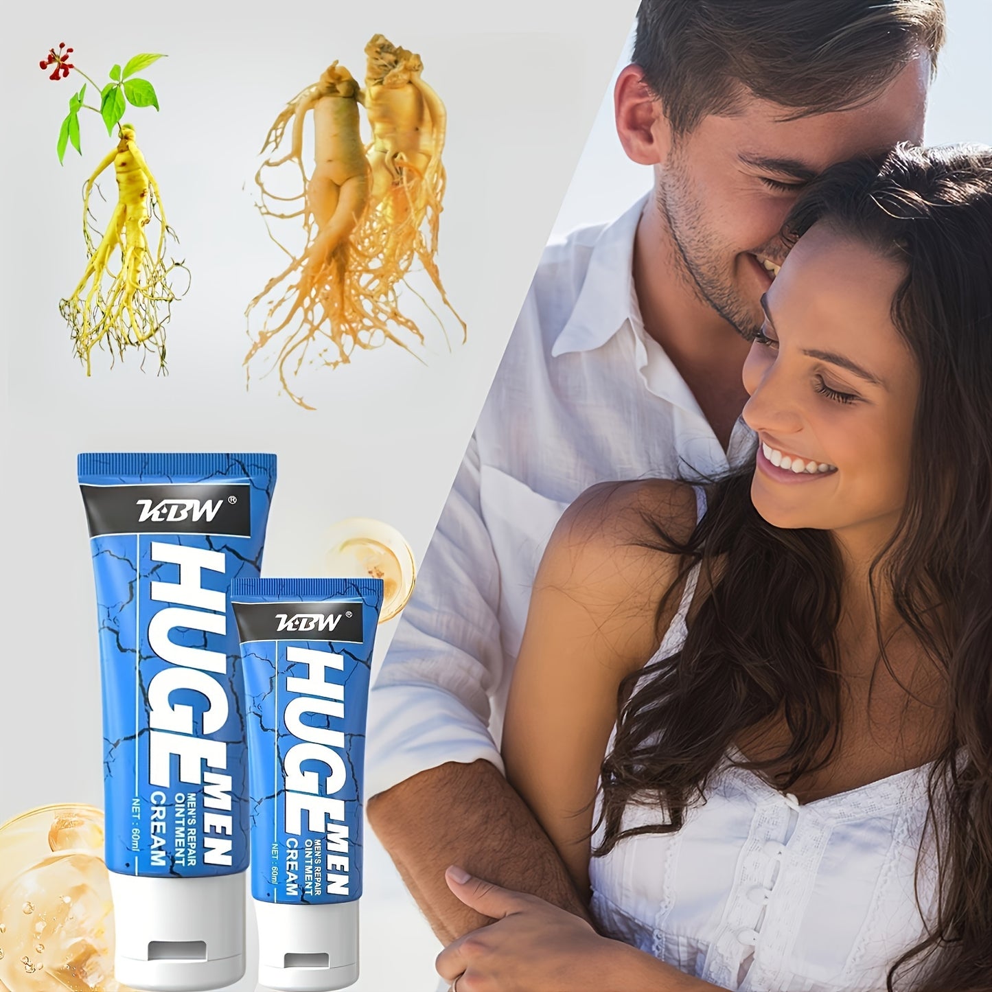 💪 Crema de Masaje para Hombre - Aumenta tu Confianza, Perfecta para Momentos Íntimos 🔥