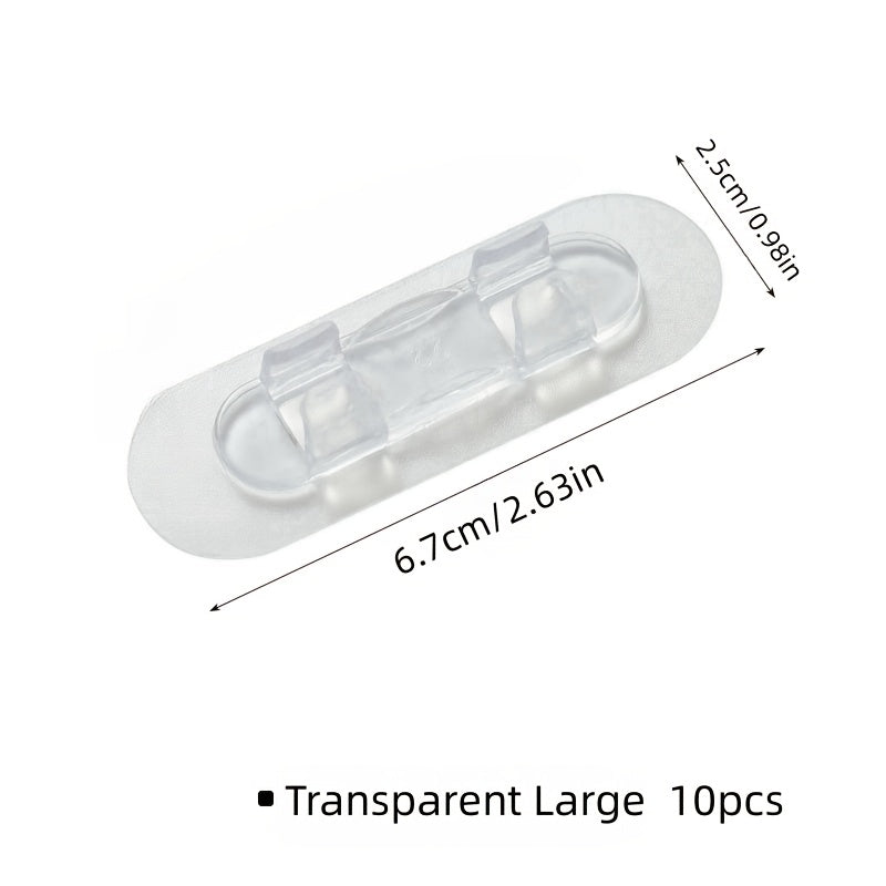 ✨ Set de Clips Adhesivos para Organización de Cables - 10/20 Piezas ✨