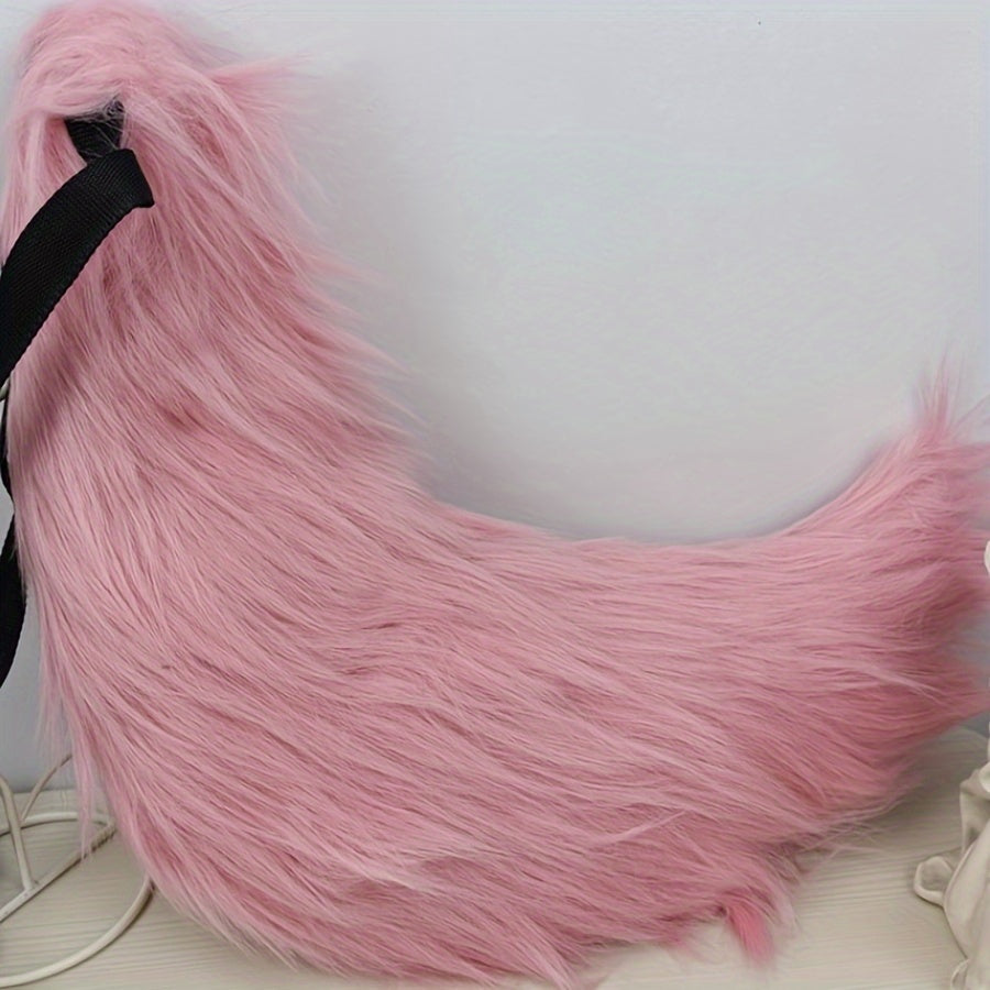 Cola de Animal para Cosplay - Accesorio Hecho a Mano de Peluche Falso 🐾✨