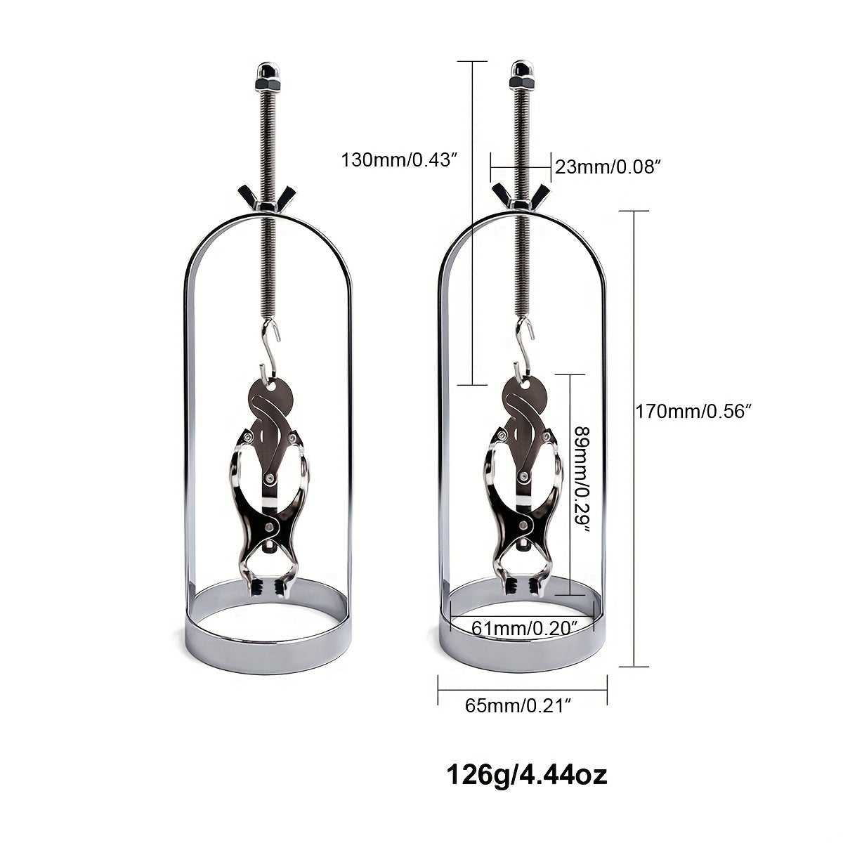 Pinzas Ajustables para Pezones – Placer, Estimulación y Dominación 🔥