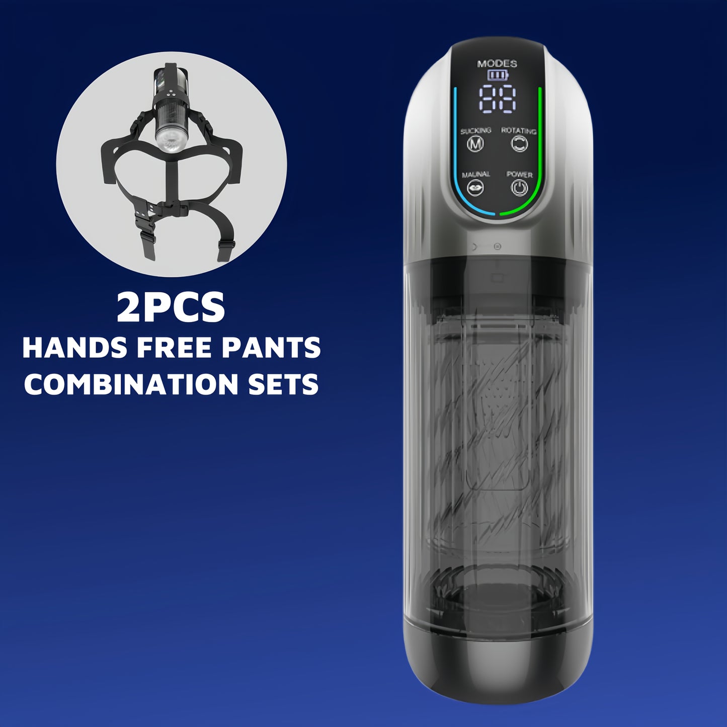 Juguete Eléctrico para Hombres – Placer Total con Succión, Movimiento y Vibración 🔥