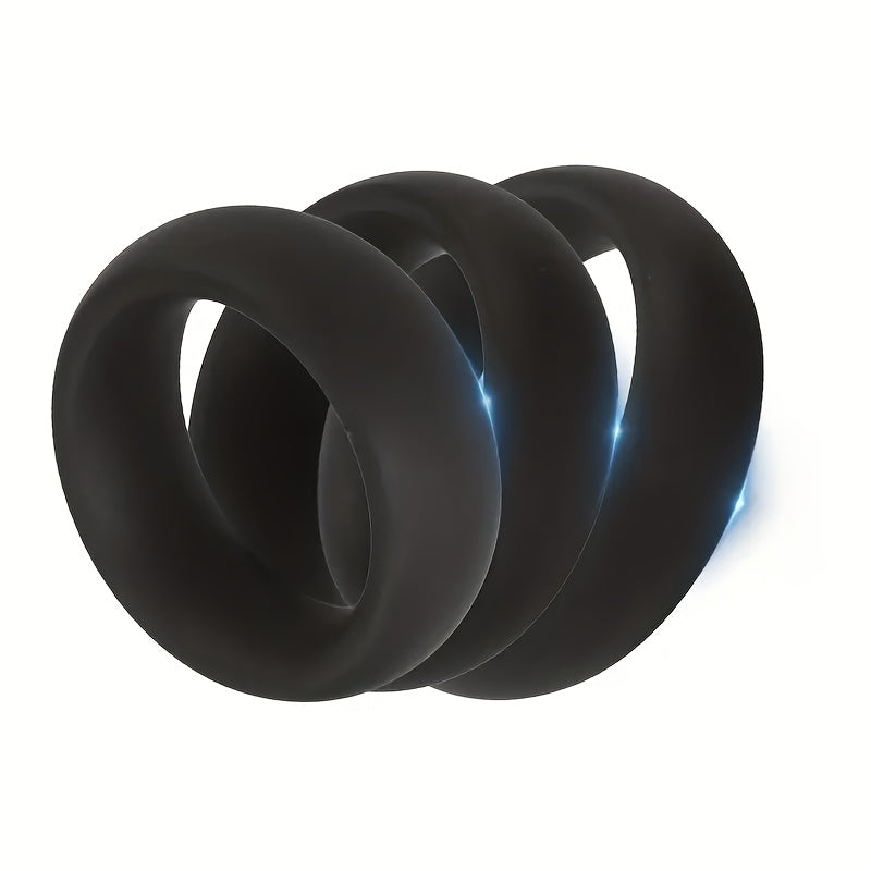 Pack de 3 Anillos de Silicona para Hombres – Mejora tu Resistencia y Placer 🔥