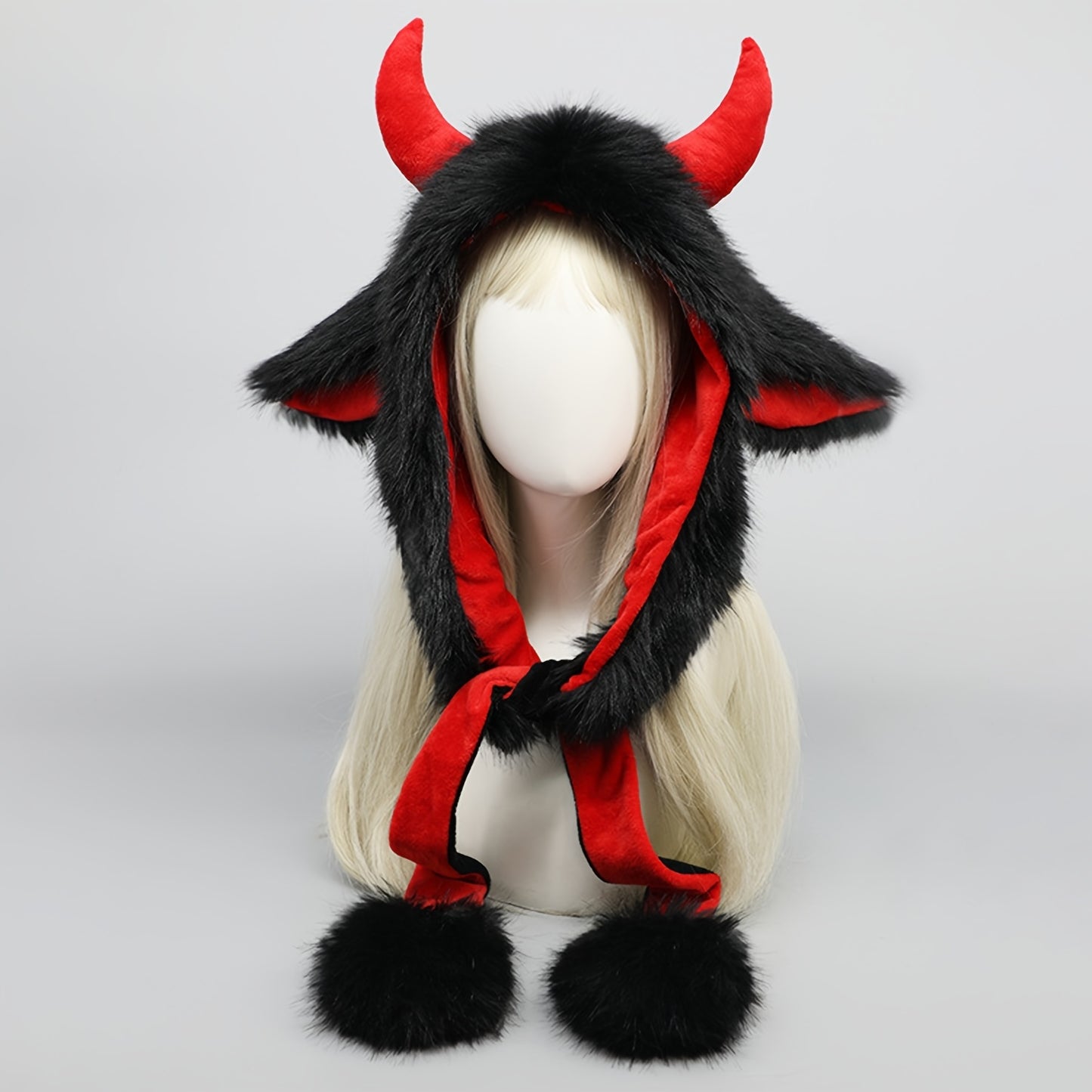 Gorro Invernal con Cornamenta de Alce - Diseñado para Festividades y Disfraces 🦌❄️