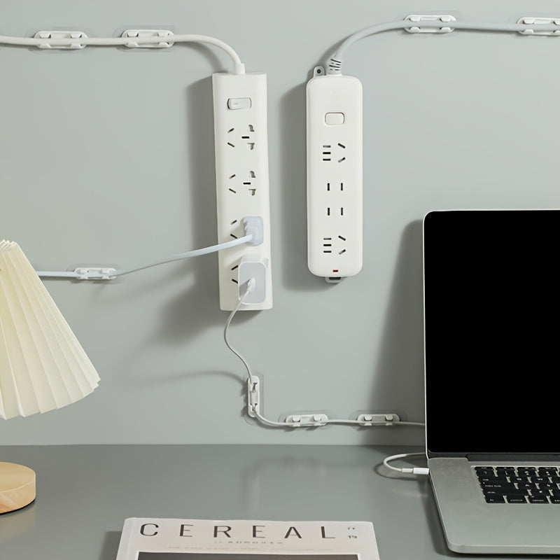 ✨ Set de Clips Adhesivos para Organización de Cables - 10/20 Piezas ✨