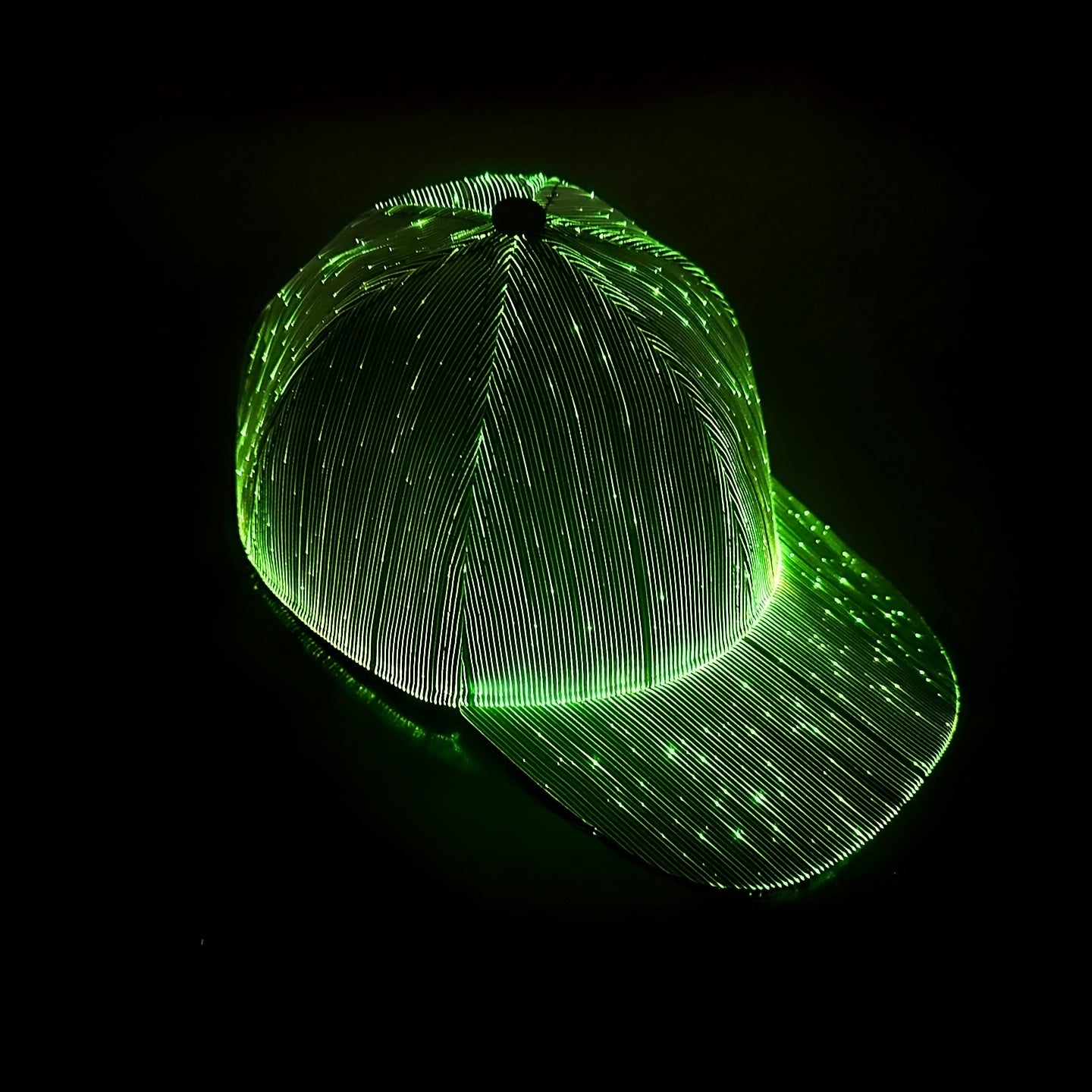 Gorra LED con Iluminación de 7 Colores – Recargable por USB, Ideal para Fiestas y Eventos