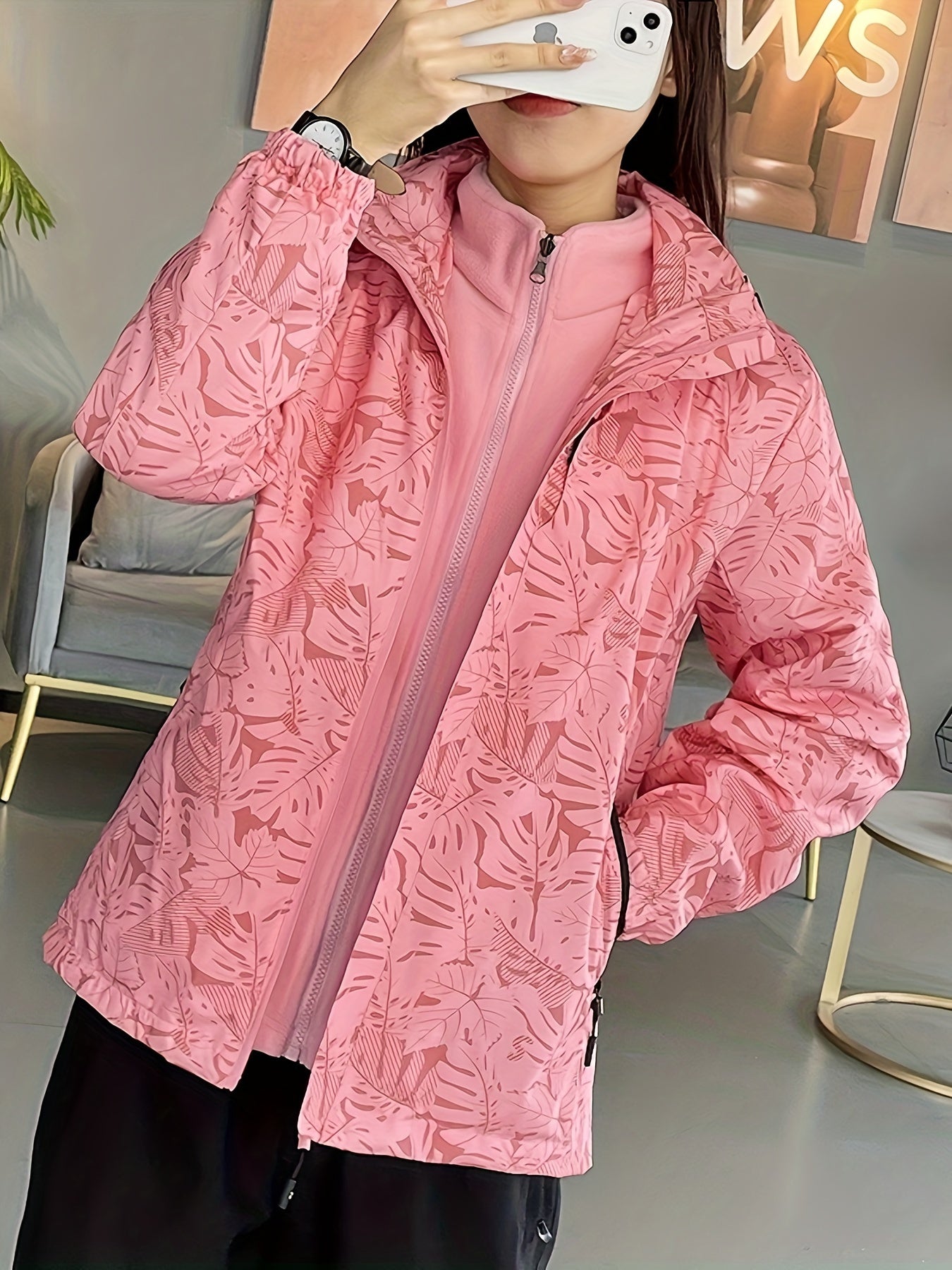 🌿 Chaqueta Rompevientos para Mujer – Estilo Outdoor para Parejas, Ideal para Senderismo y Montañismo en Primavera y Otoño
