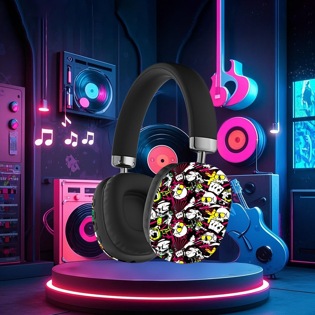 Audífonos Inalámbricos Estilo Graffiti – ¡Potencia, Estilo y Libertad para Disfrutar tu Música! 🎧🎨