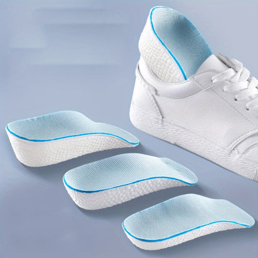 Plantillas ortopédicas de caucho termoplástico: plantillas para aumentar la altura del calzado con soporte para el arco para hombres y mujeres, almohadillas de espuma viscoelástica para elevar el talón de zapatillas