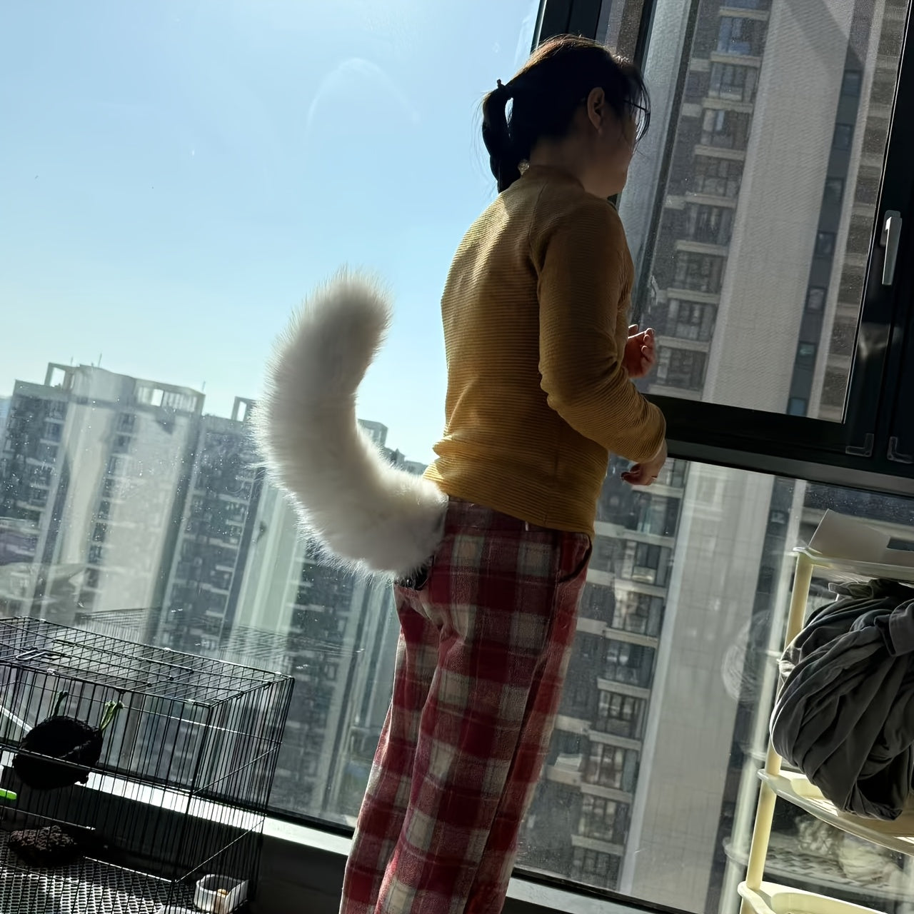 Cola Eléctrica SOWOIOM - Accesorio Adorable y Funcional Inspirado en Anime 🐾✨