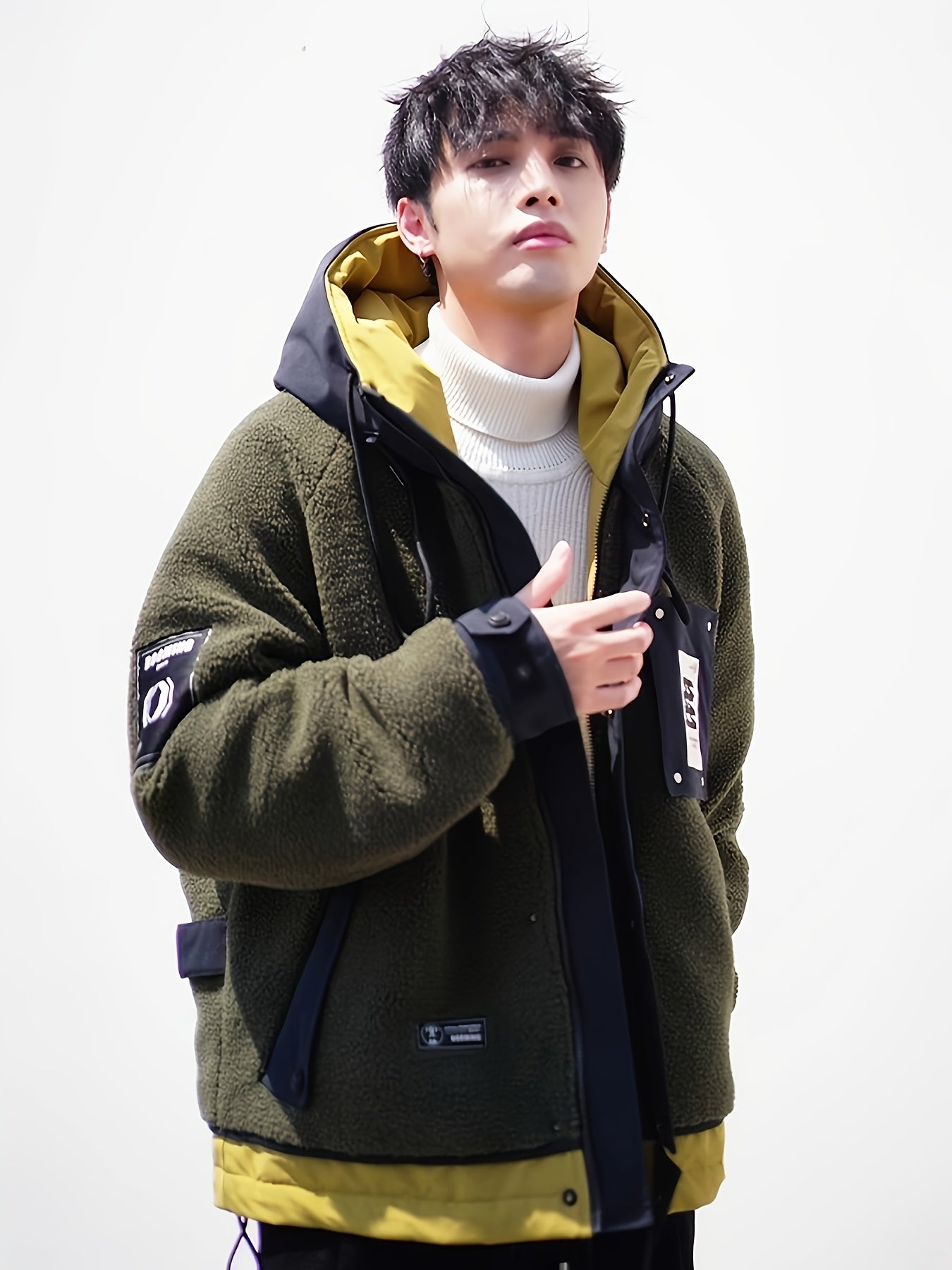 🧥 Chaqueta Casual de Invierno con Capucha para Hombre