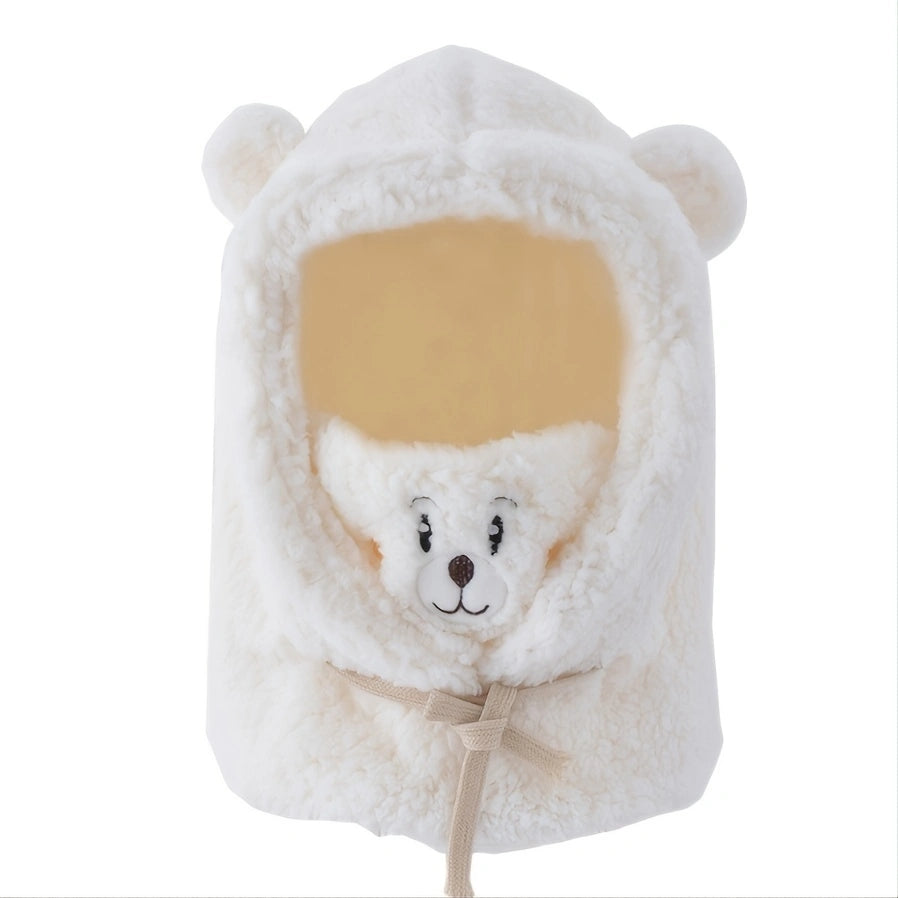 Gorro Bufanda Integrado de Oso - Protección contra el Viento con Estilo 🐻❄️