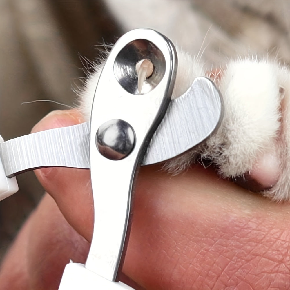 Cortauñas Profesional de Acero Inoxidable para Gatos y Perros Pequeños 🐾✨