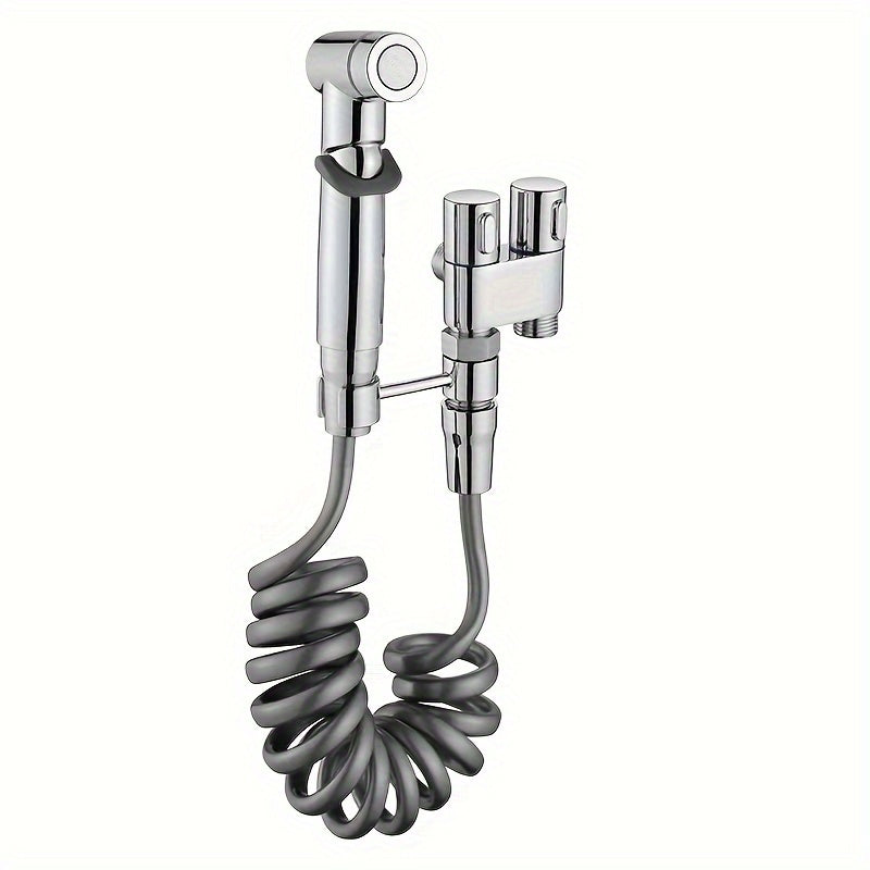 Set de Bidet Rociador de Acero Inoxidable - Doble Función, Montaje en Pared y Presión Ajustable 🚿✨