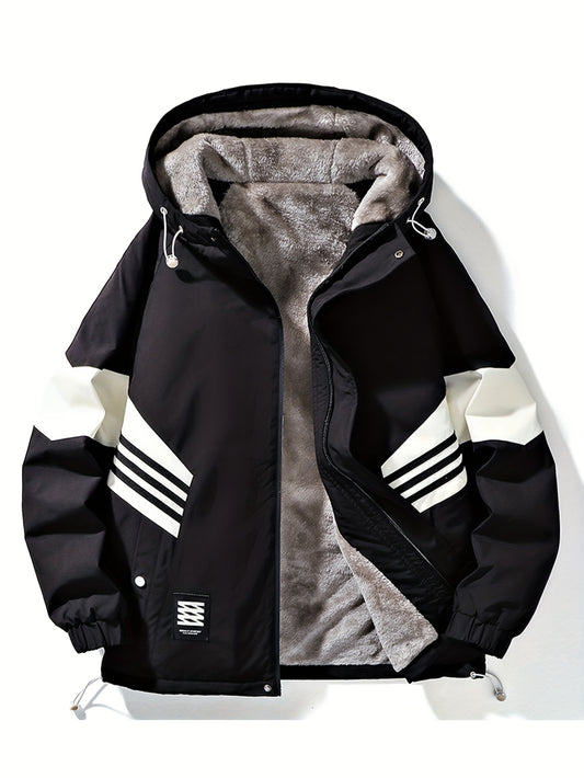 🧥 Chaqueta Casual con Capucha para Hombre – Tendencia Primavera/Otoño 2024