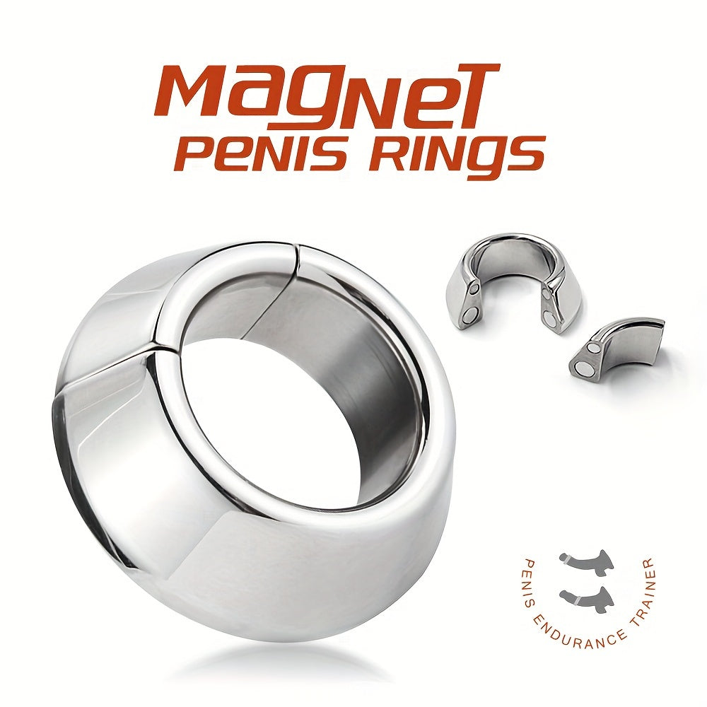 Anillo Magnético de Metal para el Pene – Peso, Control y Placer Extremo