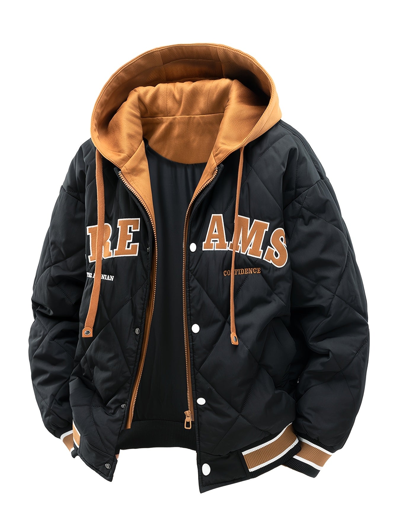 🧥 Chaqueta de Invierno SIJIDOU para Hombre – Estilo Parka con Logo Bordado