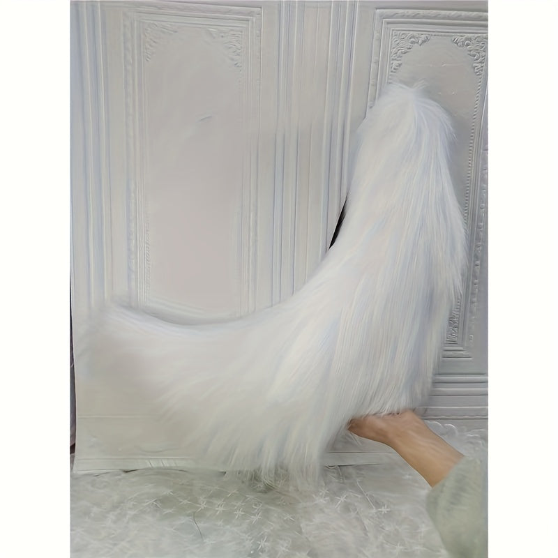 Cola de Animal para Cosplay - Accesorio Hecho a Mano de Peluche Falso 🐾✨