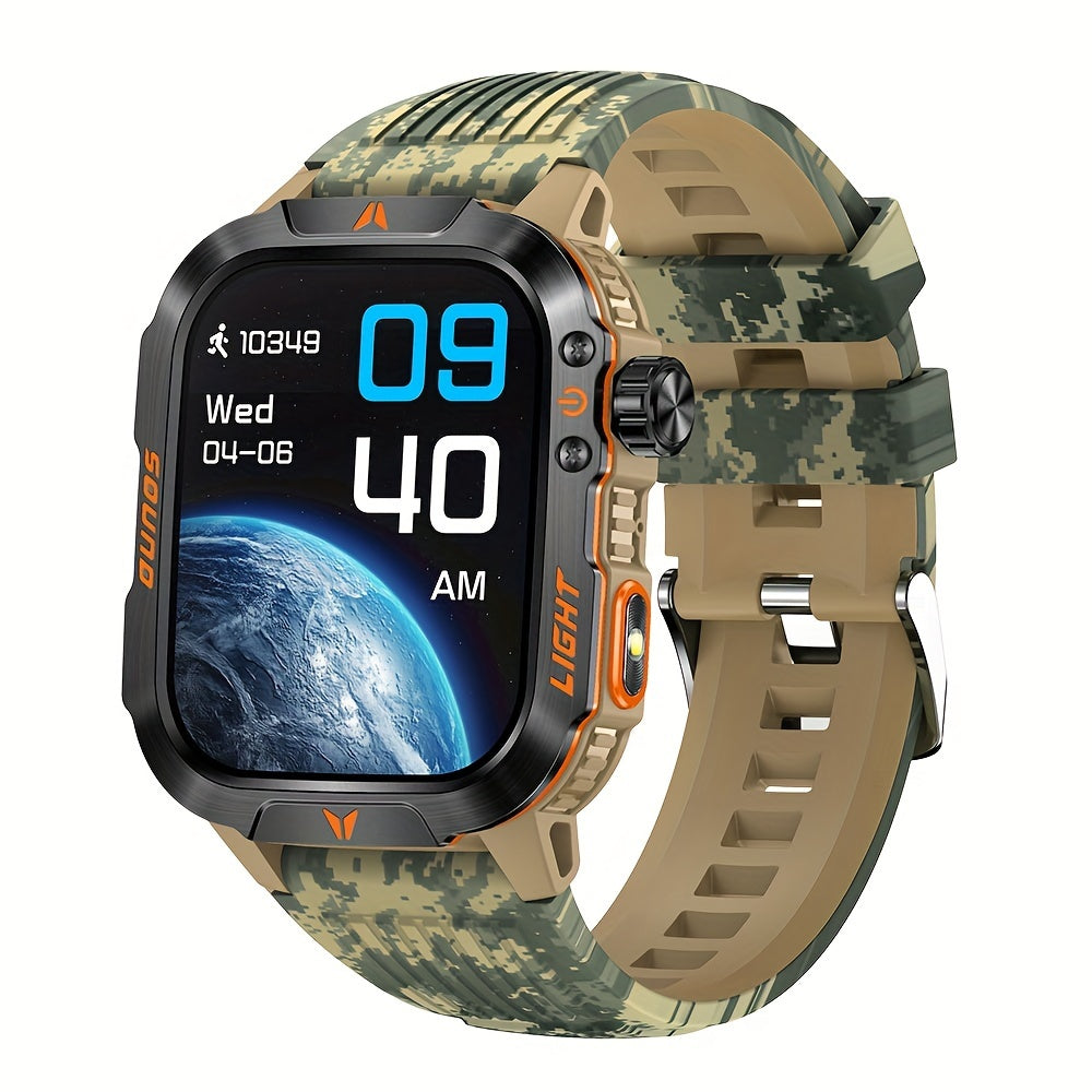 Reloj Inteligente Táctico QTLJJBY - Tecnología de Precisión y Diseño Robusto ⌚🌟