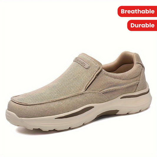 Zapatillas de Lona para Hombre de Gran Tamaño - Cómodas, Transpirables y Antideslizantes con Suela EVA