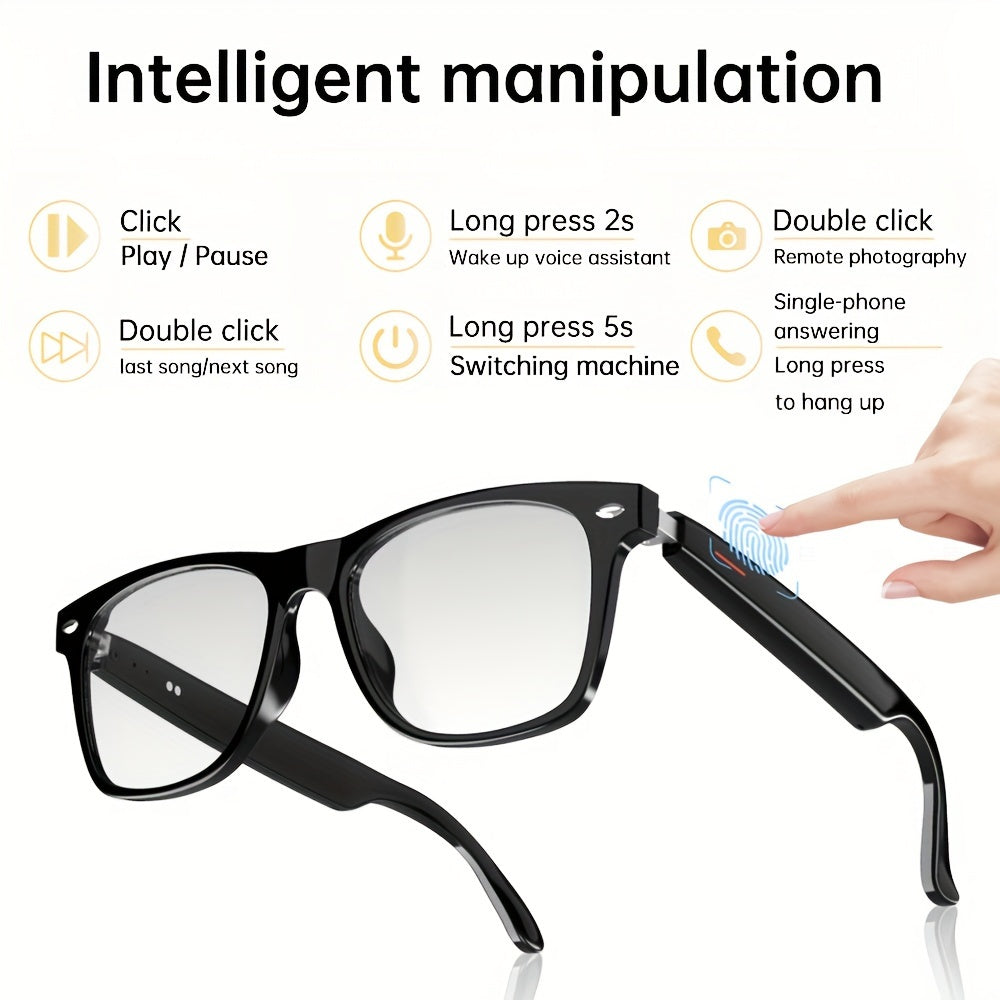 SENBONO Smart Glasses Wireless - Innovación y Estilo para tu Música y Llamadas 🎧📱  Especificaciones: