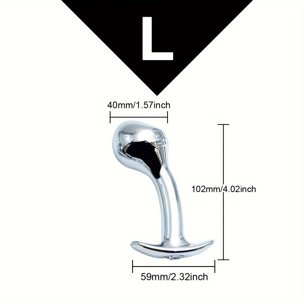 Plug Anal de Metal con Base de Gema – Lujo, Sensación y Placer Extremo 🔥