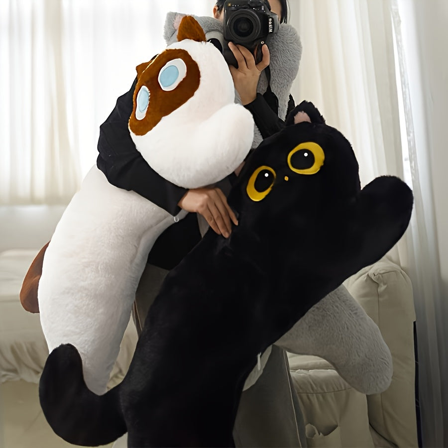 Almohadas en Forma de Gato en "S" - Suaves y Adorables 🐾✨