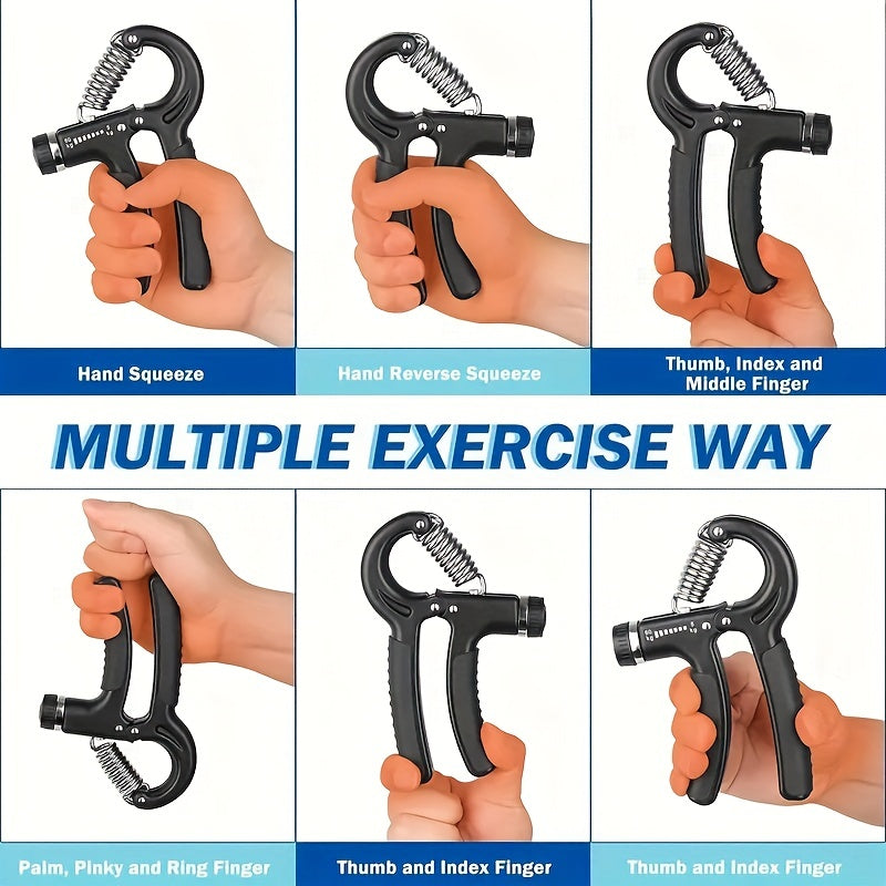💪 Entrenador de Fuerza de Agarre Ajustable con Escala de Contrapeso – Fortalece Tu Mano y Antebrazo