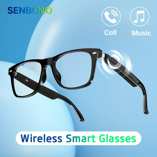 SENBONO Smart Glasses Wireless - Innovación y Estilo para tu Música y Llamadas 🎧📱  Especificaciones: