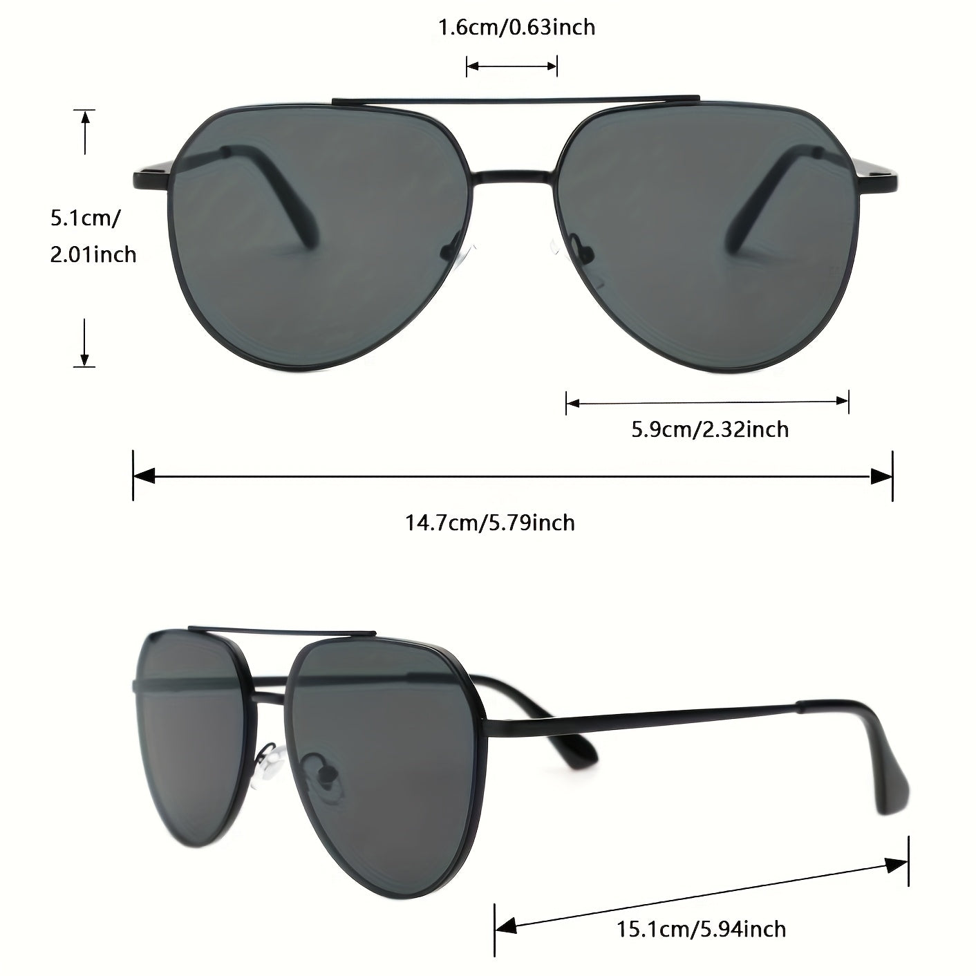Set de 2 Gafas Retro Geométricas de Doble Puente – Estilo Único para Festivales y Moda Urbana