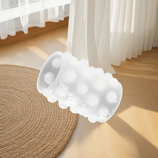 2pcs Silicone Hair Bead Rings, Dual Row Bead Clips, Non-Slip Elastic Hair Bands with Quick Release Design, Party Favors
