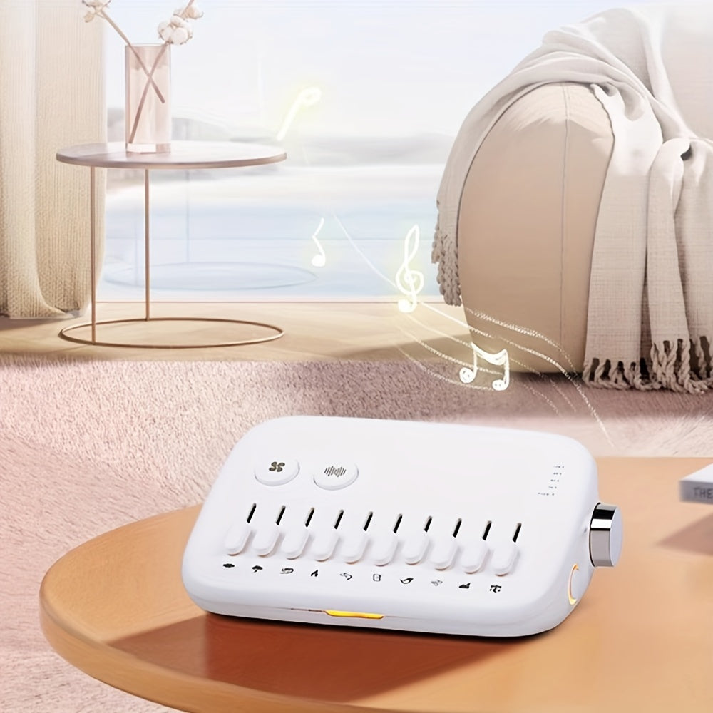 🌙 Máquina de Sonido Blanco Portátil – Relájate, Duerme Mejor y Desconéctate