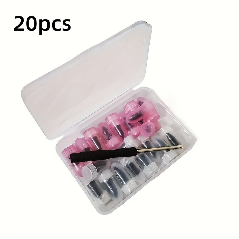 ✨ Kit de Reparación de Neumáticos Universal de Emergencia (20 Piezas) ✨ 🔧 Con Herramientas de Instalación y Clavos de Sellado de Hierro 🚗 Ideal para Coche, Moto, Camión y Scooter 🏍️