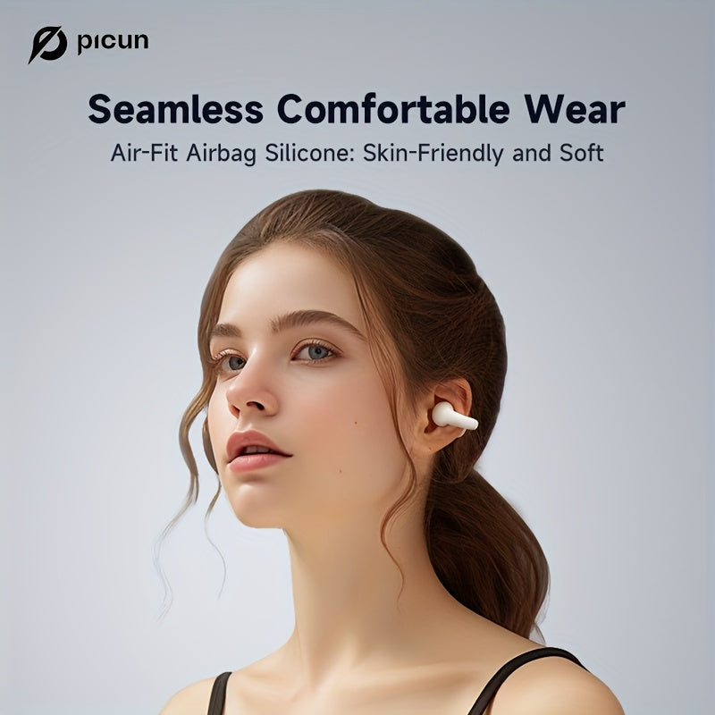 Audífonos Inalámbricos PICUN Open-Ear 2025 – Sonido Direccional HD 360° + Micrófono con IA 🎧🚀