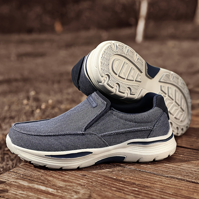 Zapatillas de Lona para Hombre de Gran Tamaño - Cómodas, Transpirables y Antideslizantes con Suela EVA
