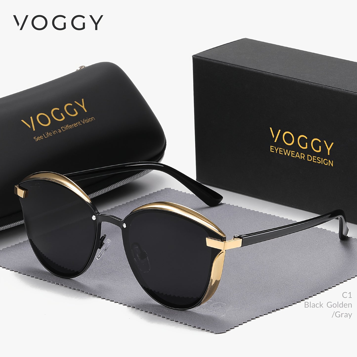Gafas de Sol Polarizadas VOGGY Retro Butterfly – Protección y Estilo