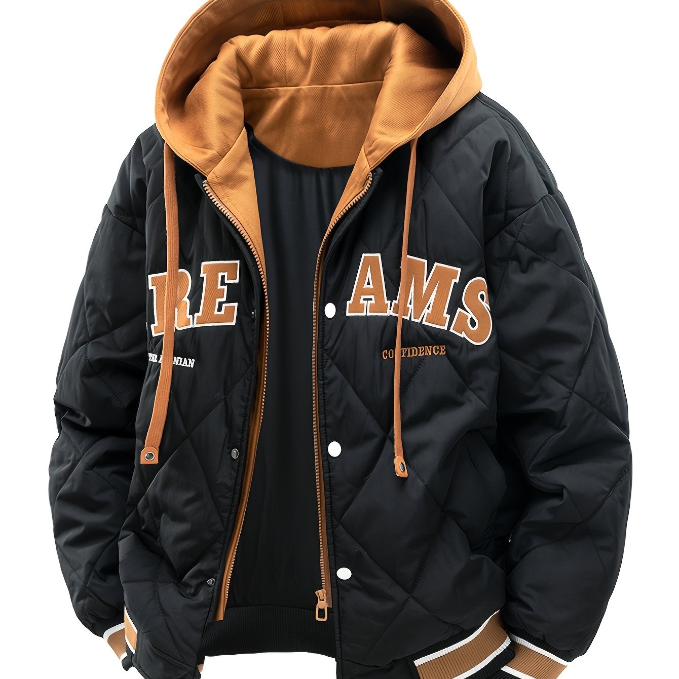 🧥 Chaqueta de Invierno SIJIDOU para Hombre – Estilo Parka con Logo Bordado