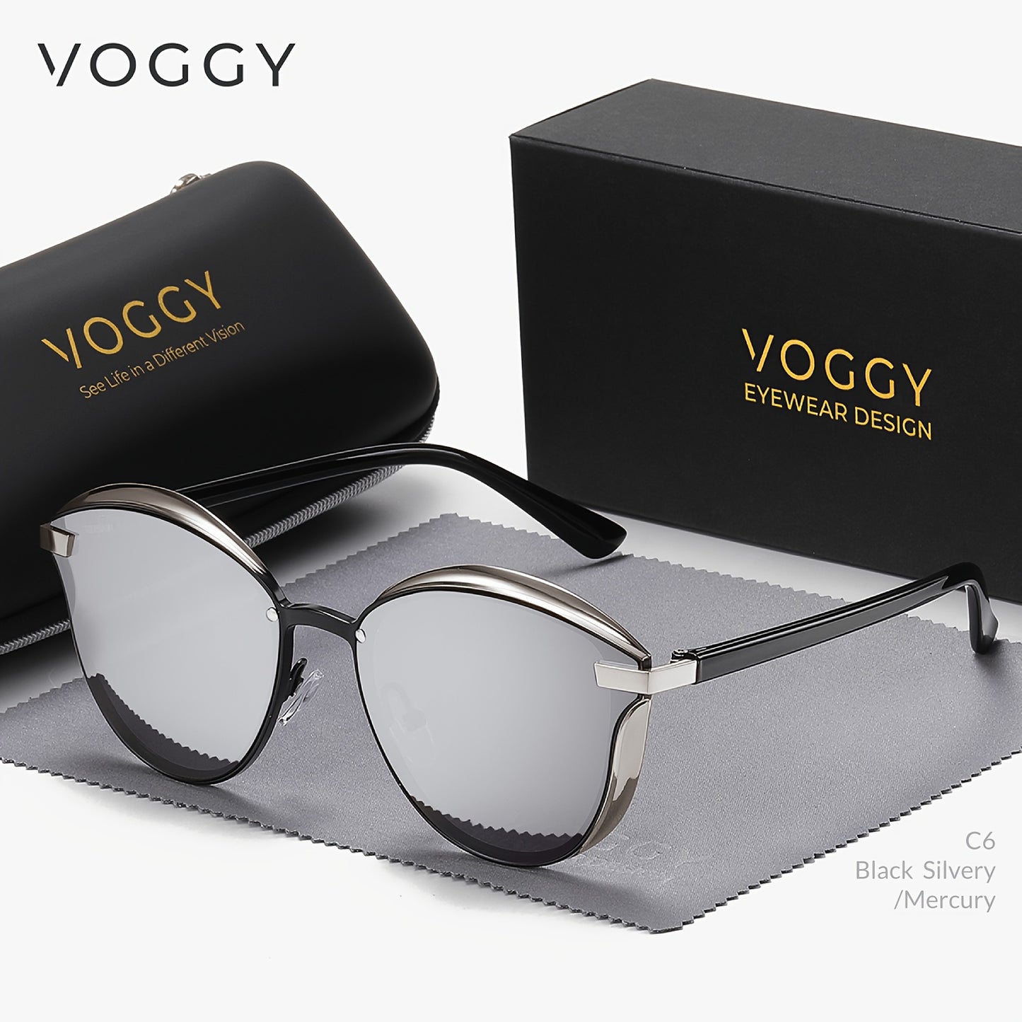 Gafas de Sol Polarizadas VOGGY Retro Butterfly – Protección y Estilo
