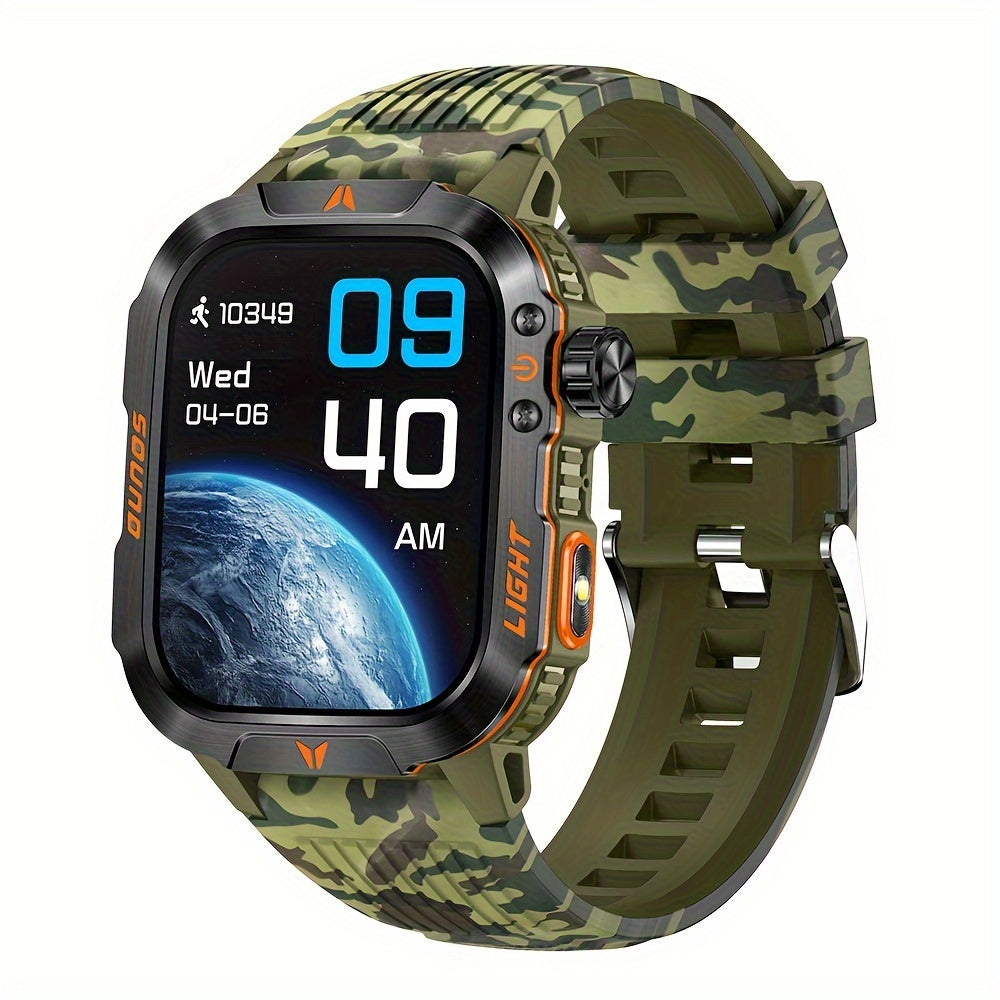 Reloj Inteligente Táctico QTLJJBY - Tecnología de Precisión y Diseño Robusto ⌚🌟