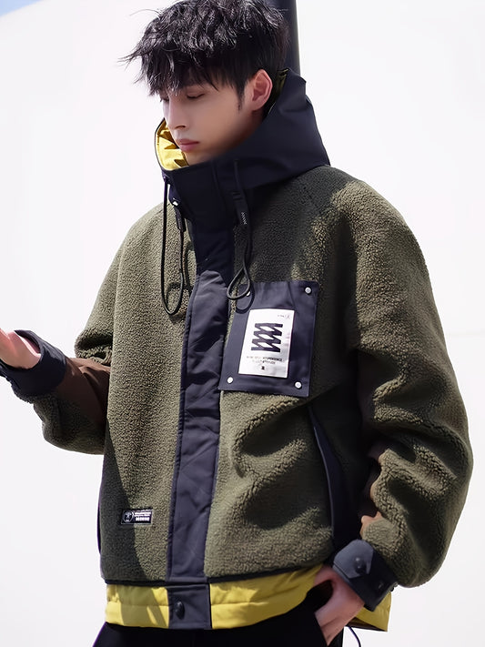 🧥 Chaqueta Casual de Invierno con Capucha para Hombre