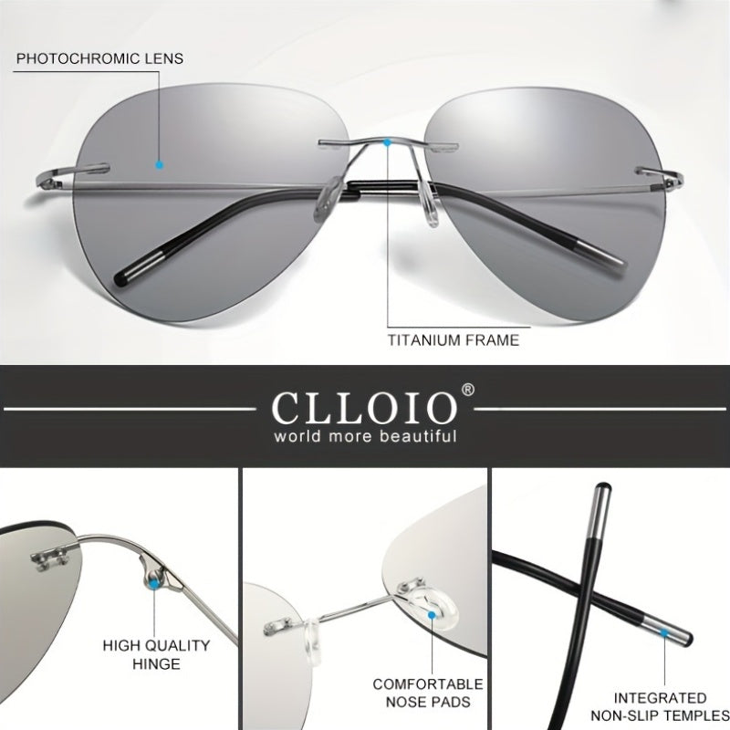 Gafas Fotocromáticas 3188 de Titanio Ultraligero – Estilo y Protección Total