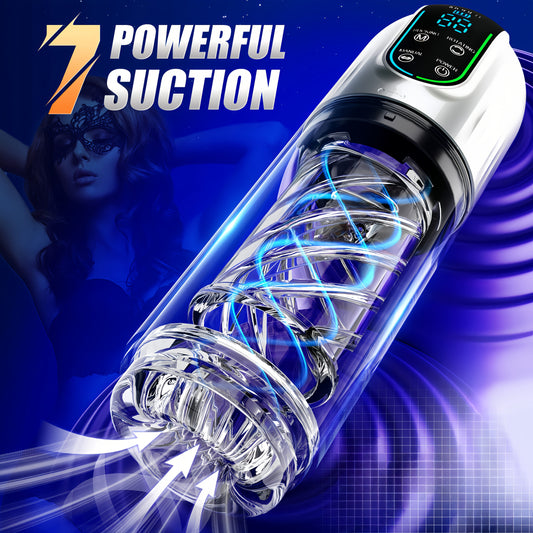 Juguete Eléctrico para Hombres – Placer Total con Succión, Movimiento y Vibración 🔥