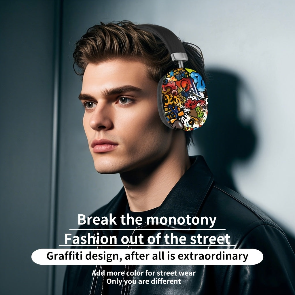 Audífonos Inalámbricos Estilo Graffiti – ¡Potencia, Estilo y Libertad para Disfrutar tu Música! 🎧🎨