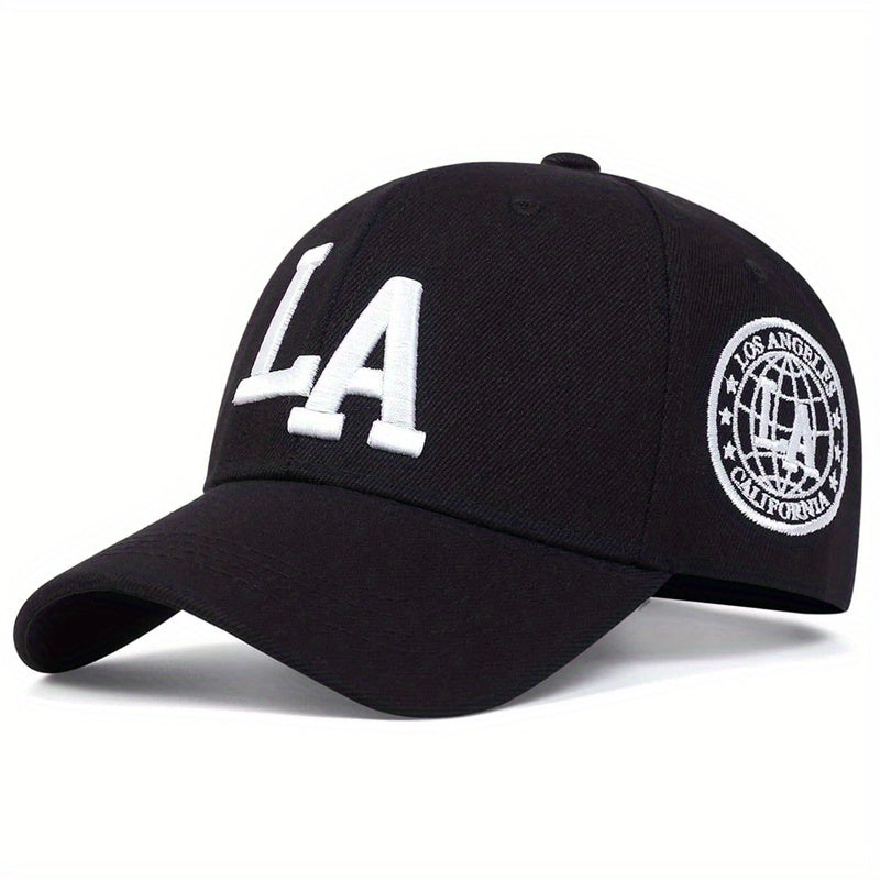 🖤 Gorra Clásica LA Bordada - Estilo Casual y Protección Solar 🖤