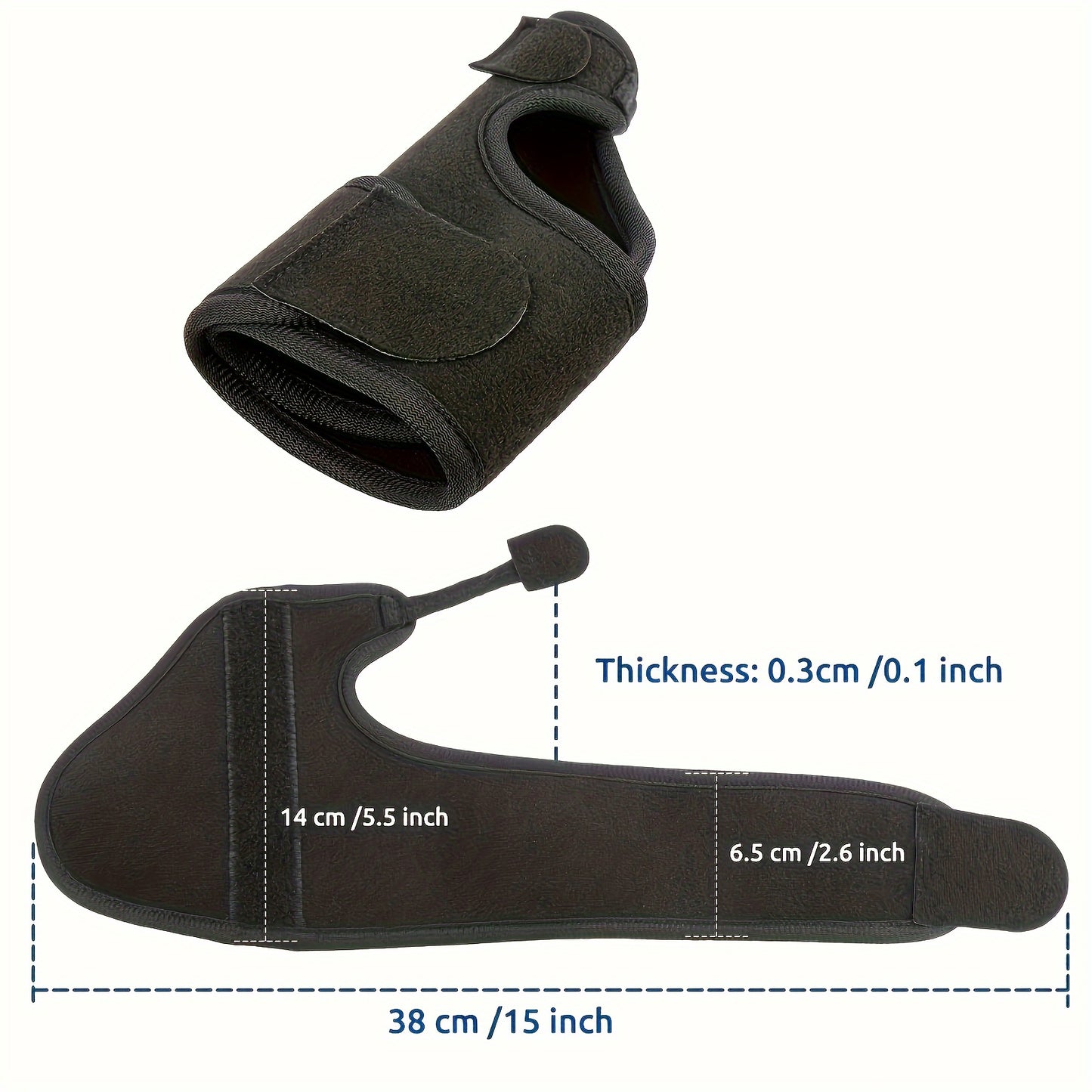 ChatGPT Plus 1 Par de Separadores de Dedos Sin Aroma con Placa Metálica - Tela Transpirable, Soporte Cómodo Día/Noche para Alivio del Dolor y Cuidado de los Pies, Protector de Dedos