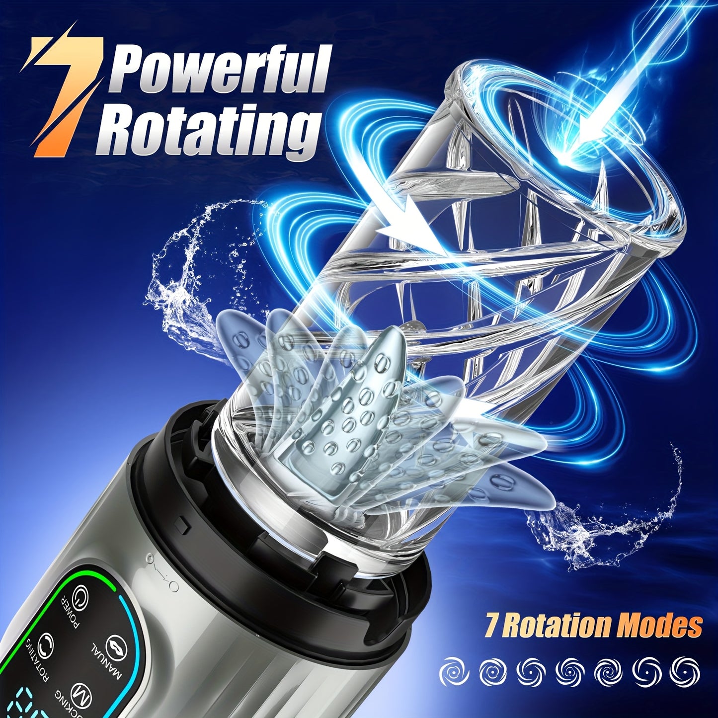 Juguete Eléctrico para Hombres – Placer Total con Succión, Movimiento y Vibración 🔥