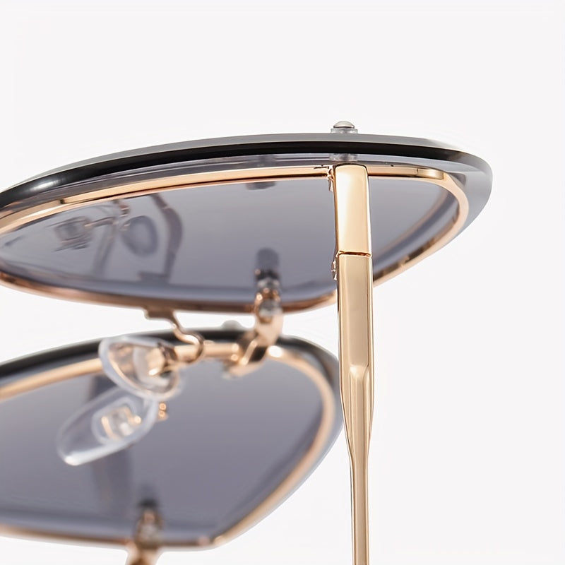 Gafas de Moda "Cat Eye" Estilo Coreano – Diseño Irregular y Lentes Efecto Océano